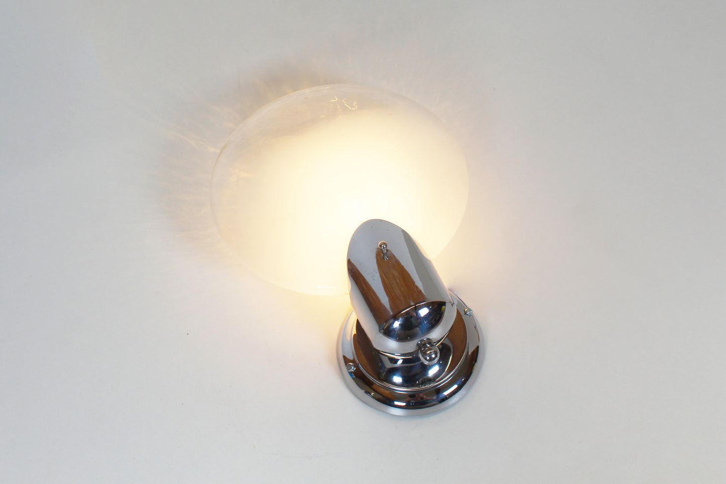 Pair of 1970s Murano glass wall lamps by Kaiser Leuchten
