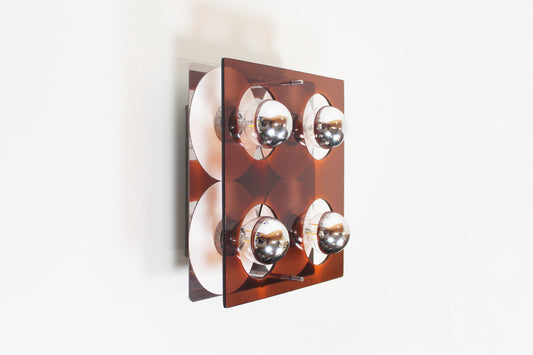 Acryl flushmount of wandlamp door Jocelyne Trocmé voor Galerie Oxar - Model 'Disco'