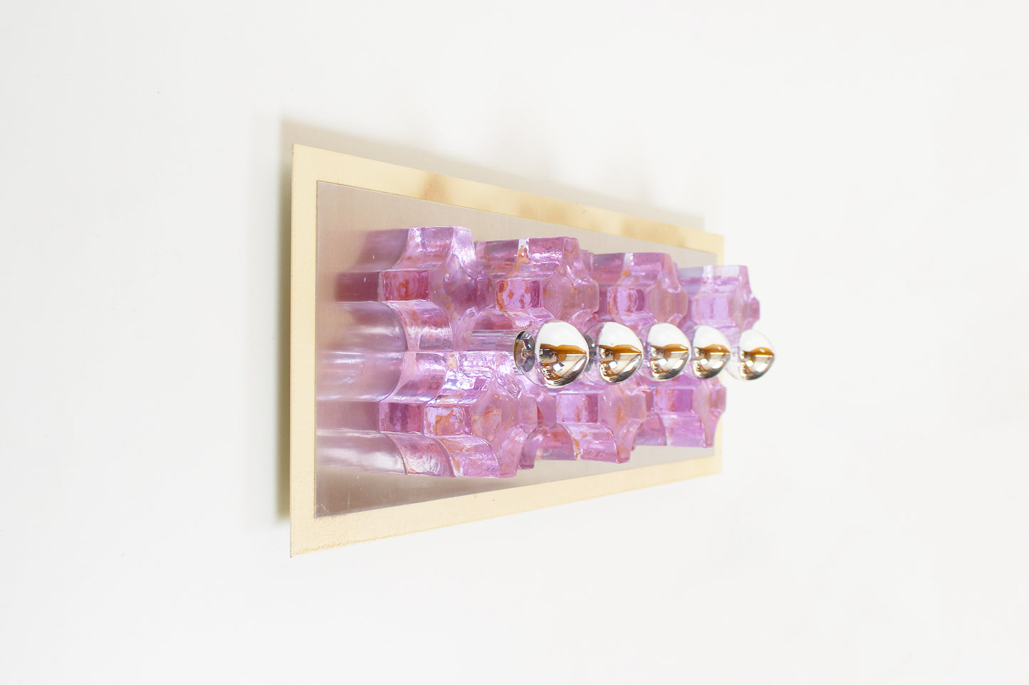 XXL 70s wall lamp by Albano Poli for Poliarte