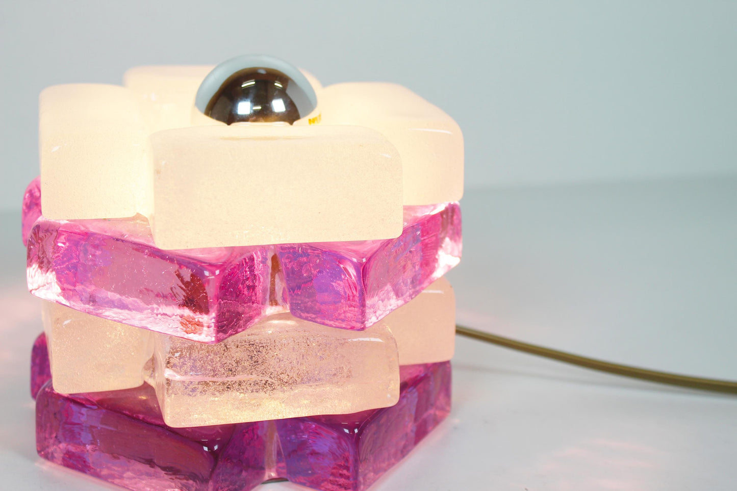 Muranoglass table light by Albano Poli for Poliarte