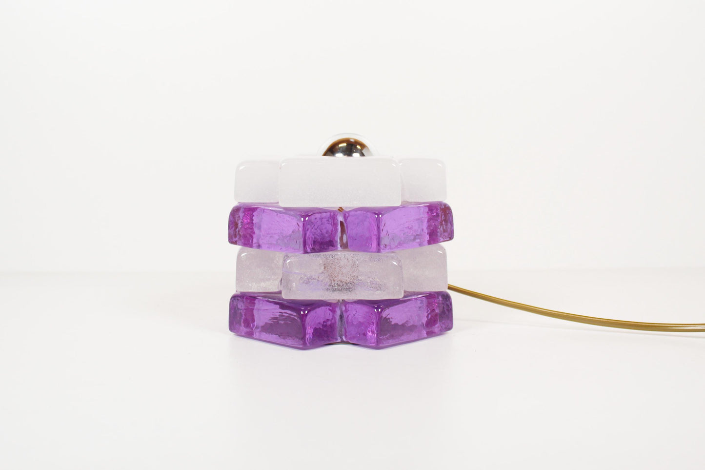 Muranoglass table light by Albano Poli for Poliarte