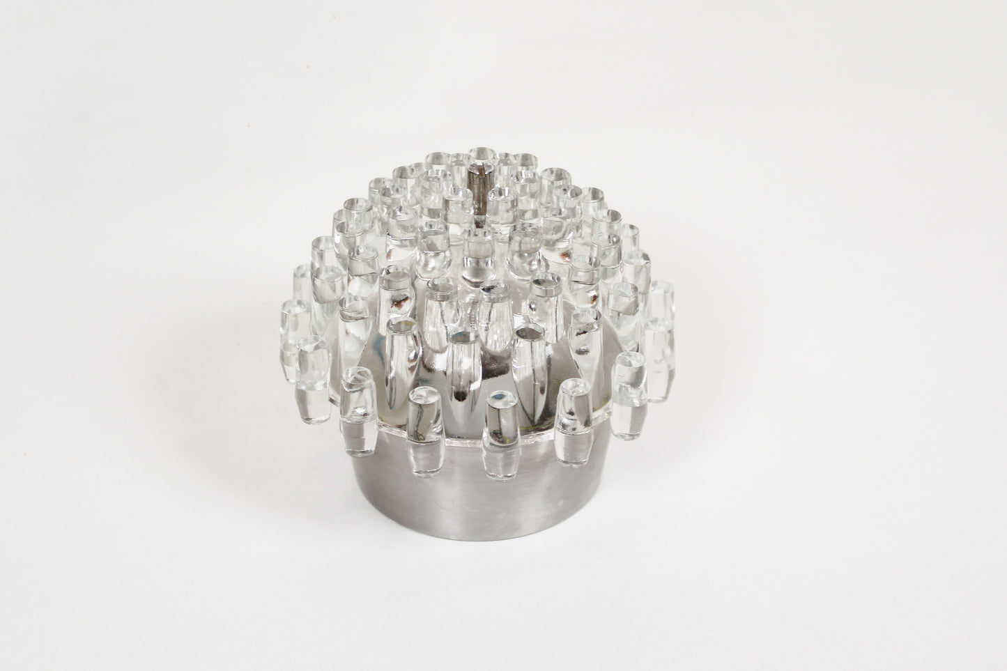 French 1970s 'Sputnik' glass wall lamp (3 available)