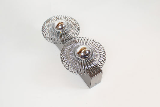 Jaren 80 'Spring' wandlamp door Philippe Rougier voor Oxar