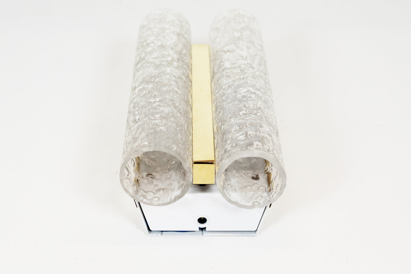 Wandlamp in messing en glas door Doria Leuchten