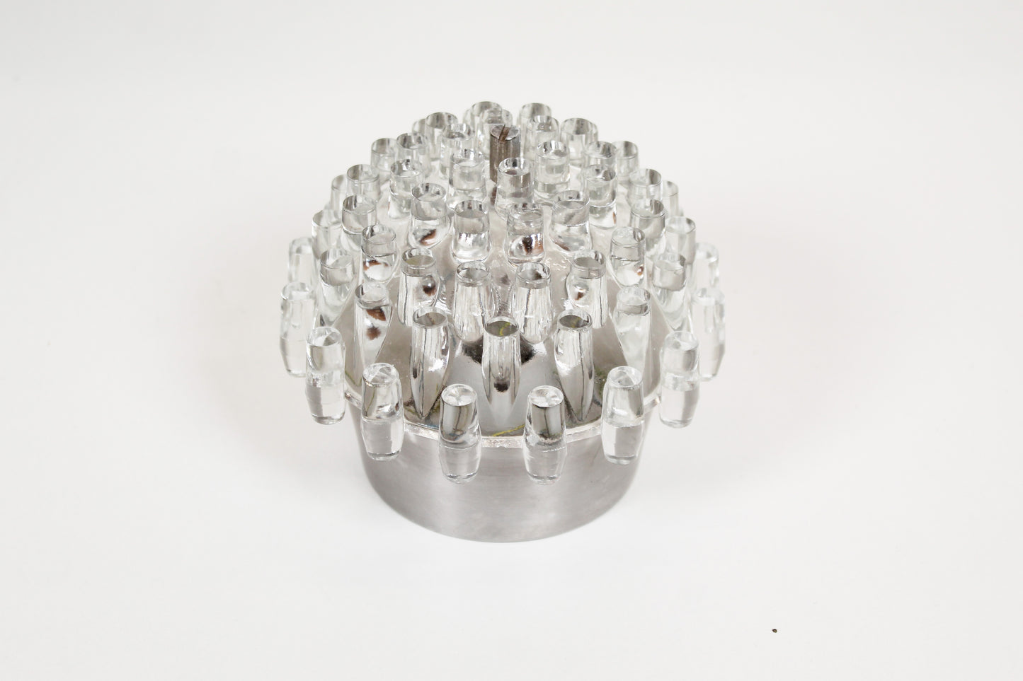 French 1970s 'Sputnik' glass wall lamp (3 available)