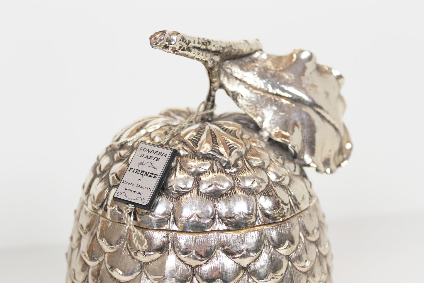 Silver-plated 'Acorn' ice bucket by Mauro Manetti for Fonderia d'Arte