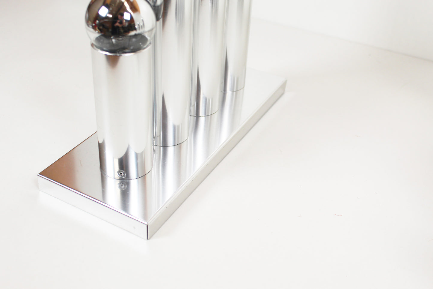 Set of polished wall lamps by Gaetano Sciolari