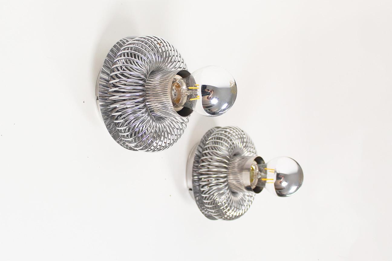 Pair of 'Spring' wall lights by Philippe Rogier for Oxar
