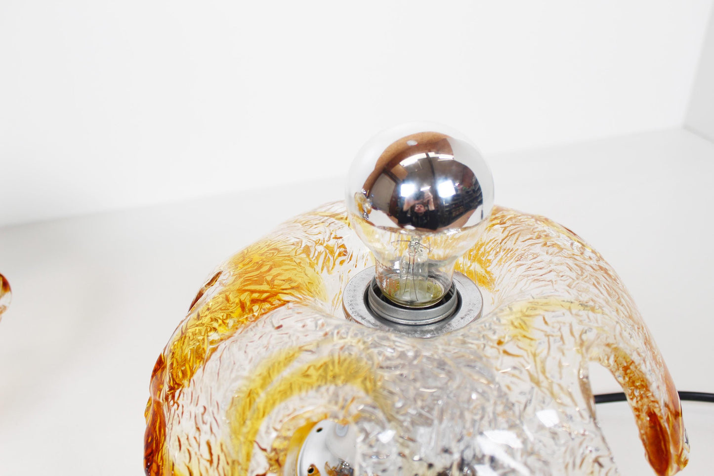 Pair of Murano glass table lamps by La Murrina