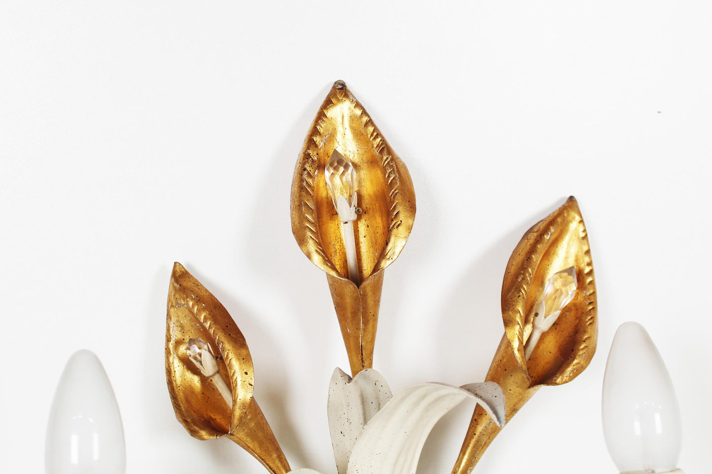 Large Italian 'Callas' wall lamp by Hans Kogl