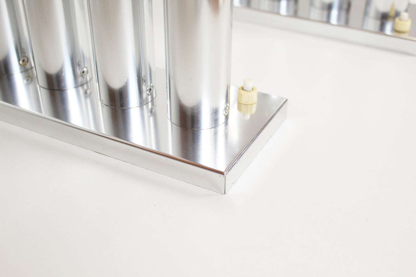 Set of polished wall lamps by Gaetano Sciolari