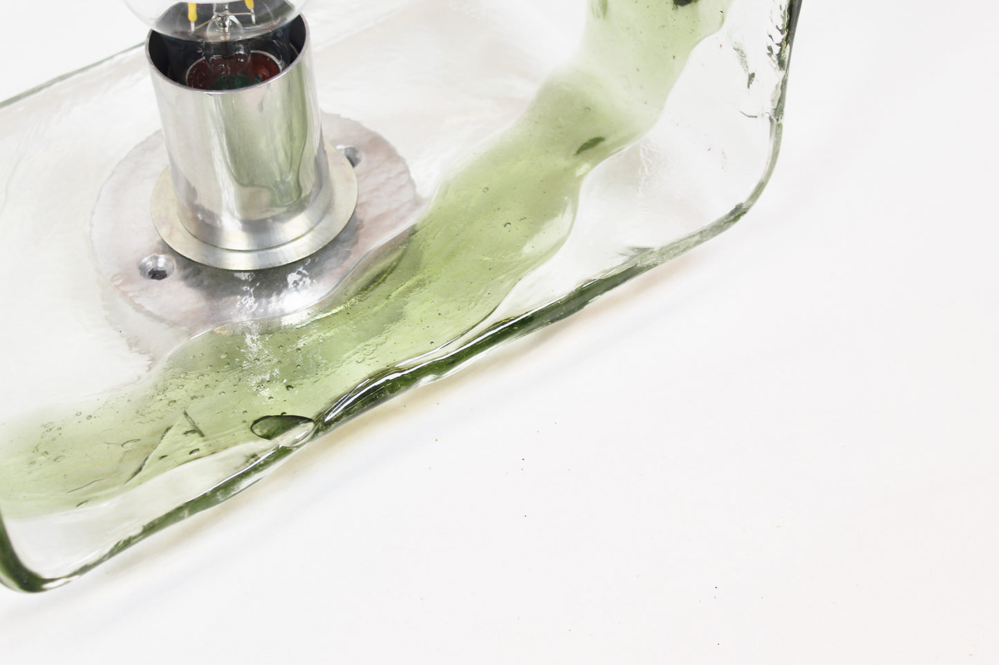 Koppel murano glas wandlampen door Kalmar, Oostenrijk jaren 70 (2 koppels beschikbaar)