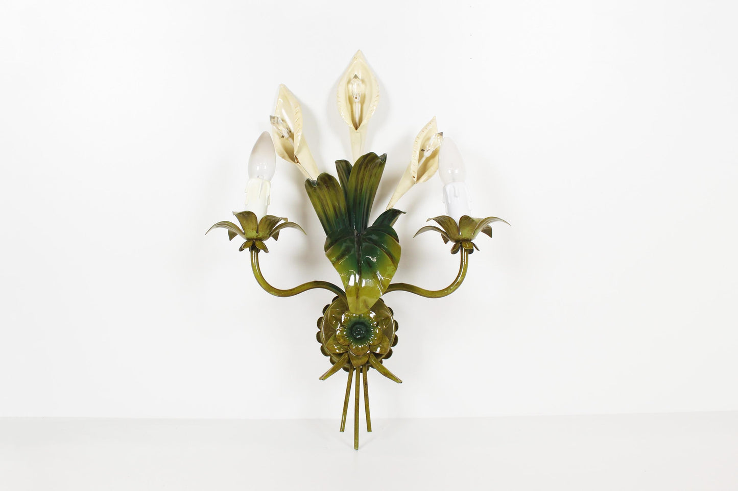 Large Italian 'Callas' wall lamp by Hans Kogl