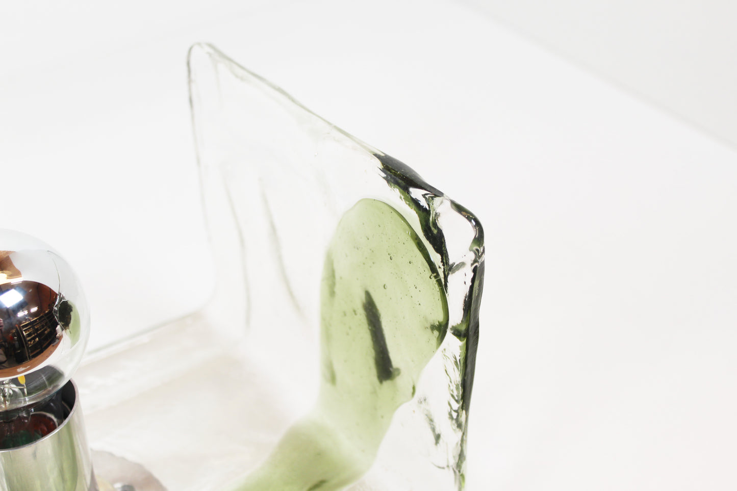 Koppel murano glas wandlampen door Kalmar, Oostenrijk jaren 70 (2 koppels beschikbaar)