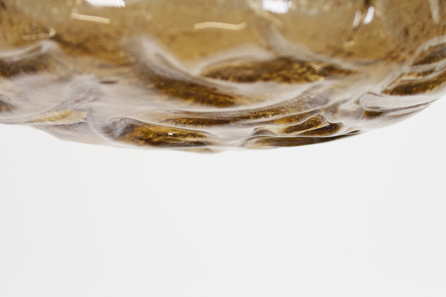 Amber glass ceiling lamp by RZB Leuchten