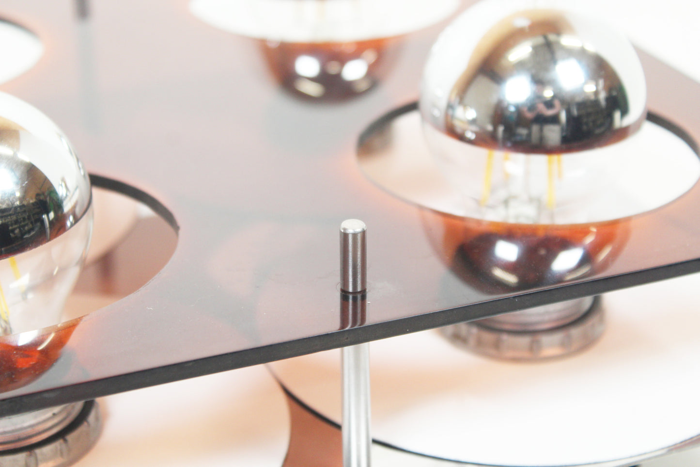 Acrylic flush-mount or wall lamp by Jocelyne Trocmé for Galerie Oxar – Model 'Disco'