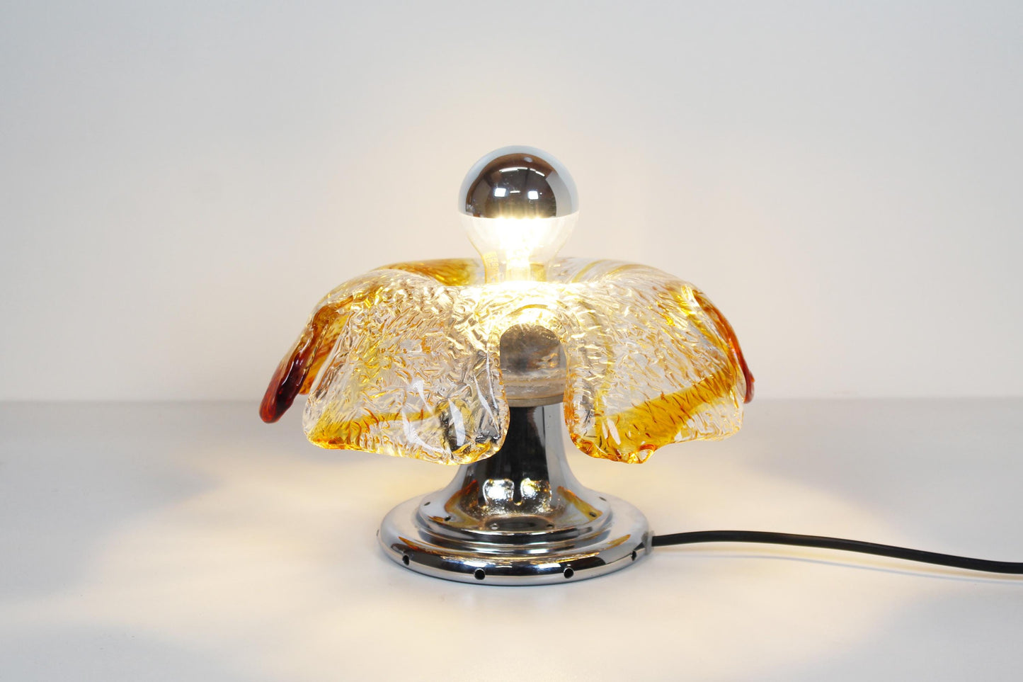 Pair of Murano glass table lamps by La Murrina