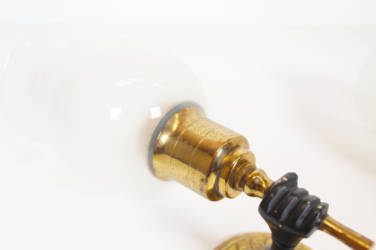 Pair of 'torch' wall lamps in the style of Maison Jansen