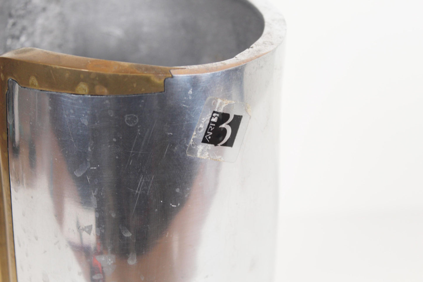 Brutalist 1970s vase by David Marshall