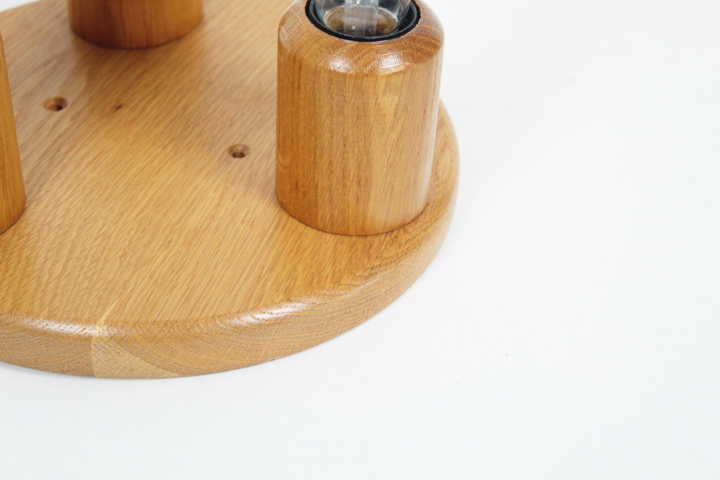 1970's old stock 'Japandi' flush mount light