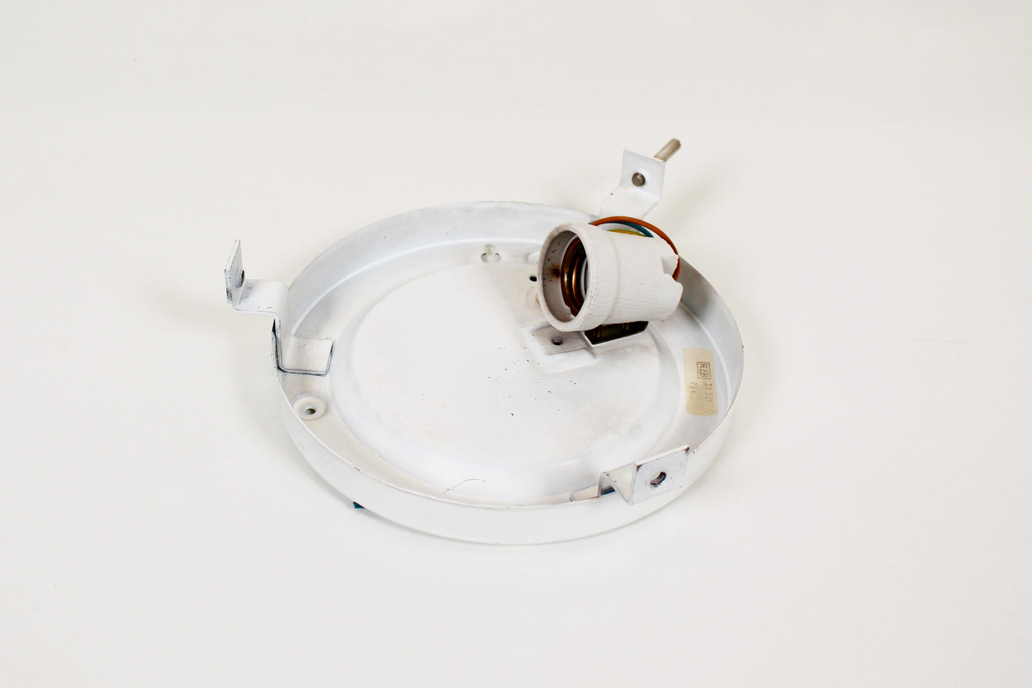 Amber glass ceiling lamp by RZB Leuchten