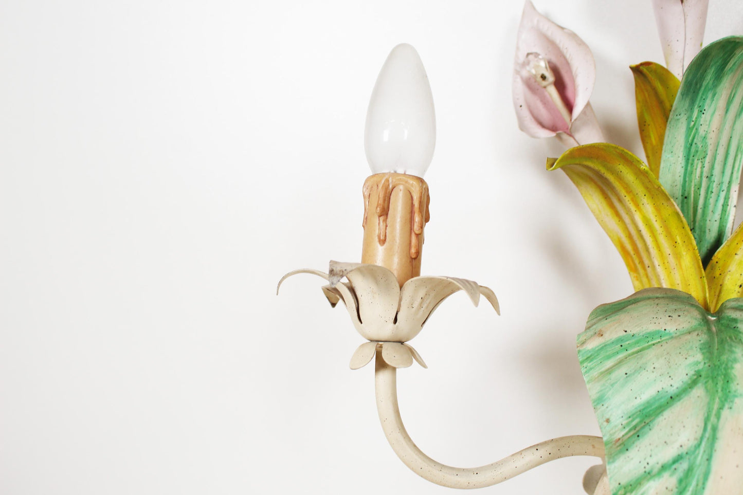 Large Italian 'Callas' wall lamp by Hans Kogl