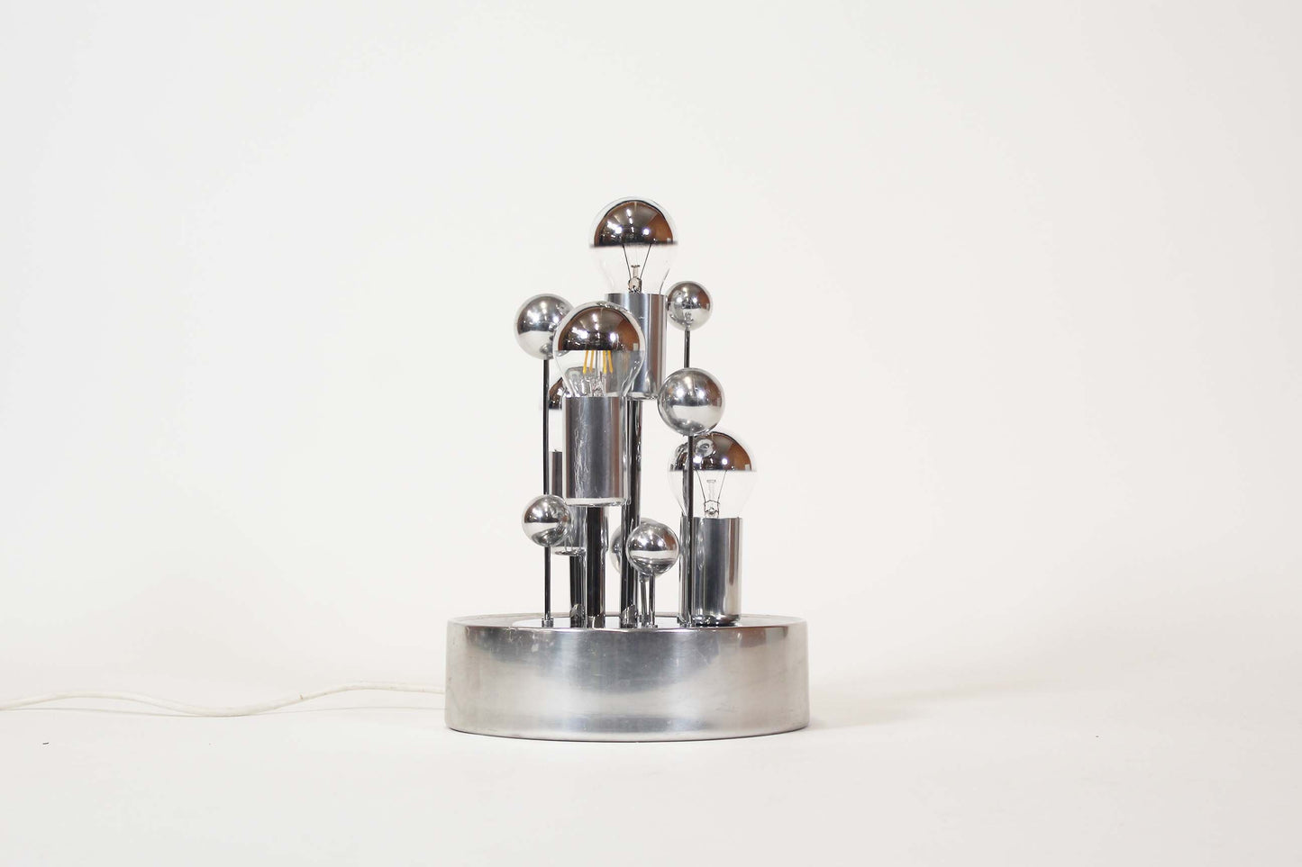 Large 'ice glass' table lamp by Doria Leuchten