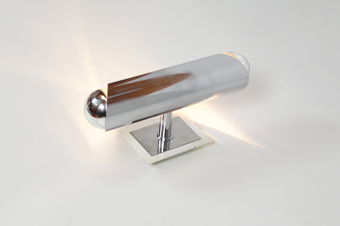 Set verchroomde wandlampen in de stijl van Sciolari
