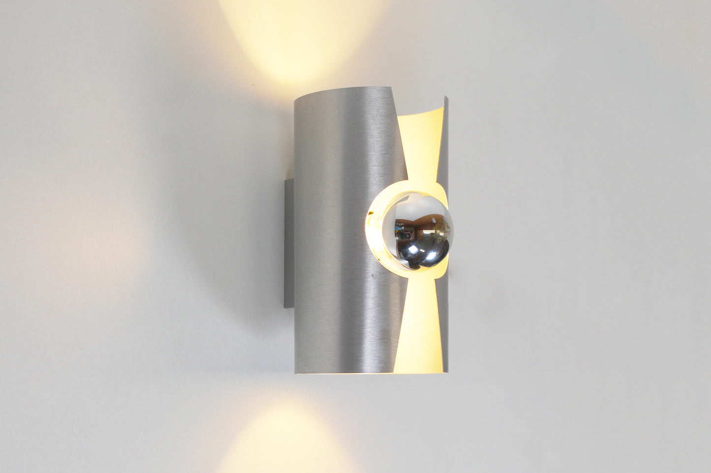 Set of 70s 'space age' wall lamps by Polam