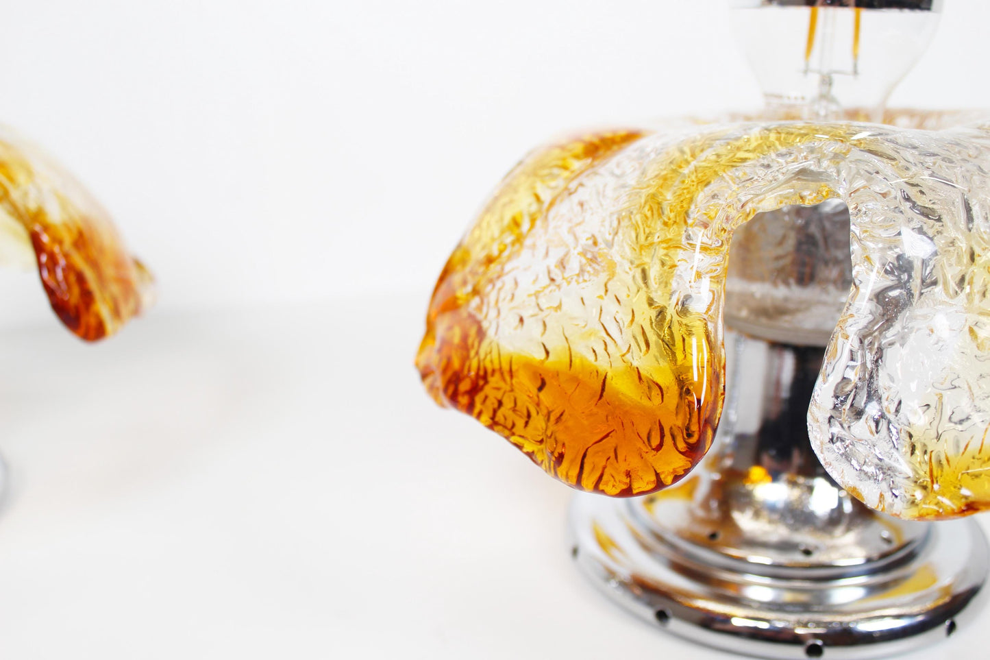 Pair of Murano glass table lamps by La Murrina