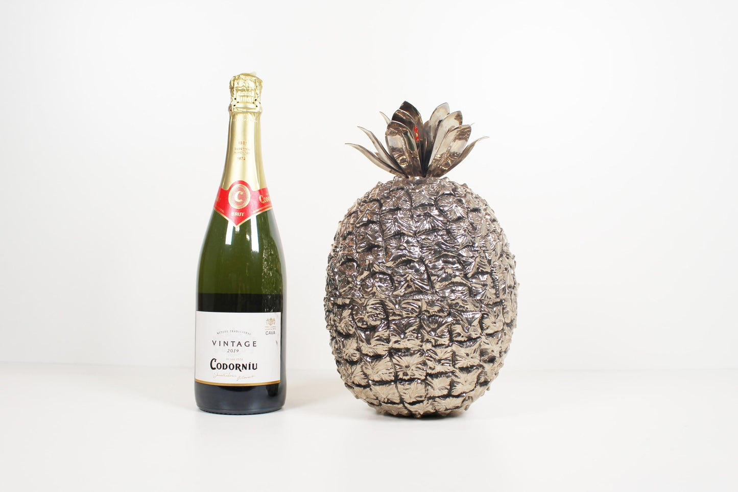 Vintage 1970's 'Pineapple' ice bucket by Freddotherm