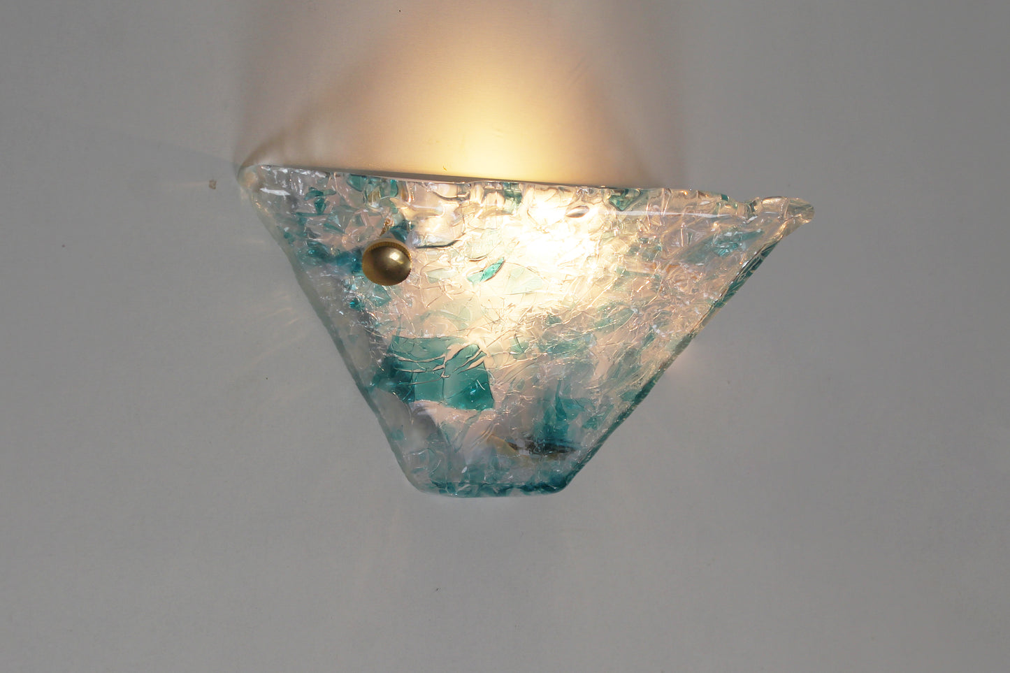 Set of Italian 1980s Murano glass wall lamps by La Murrina