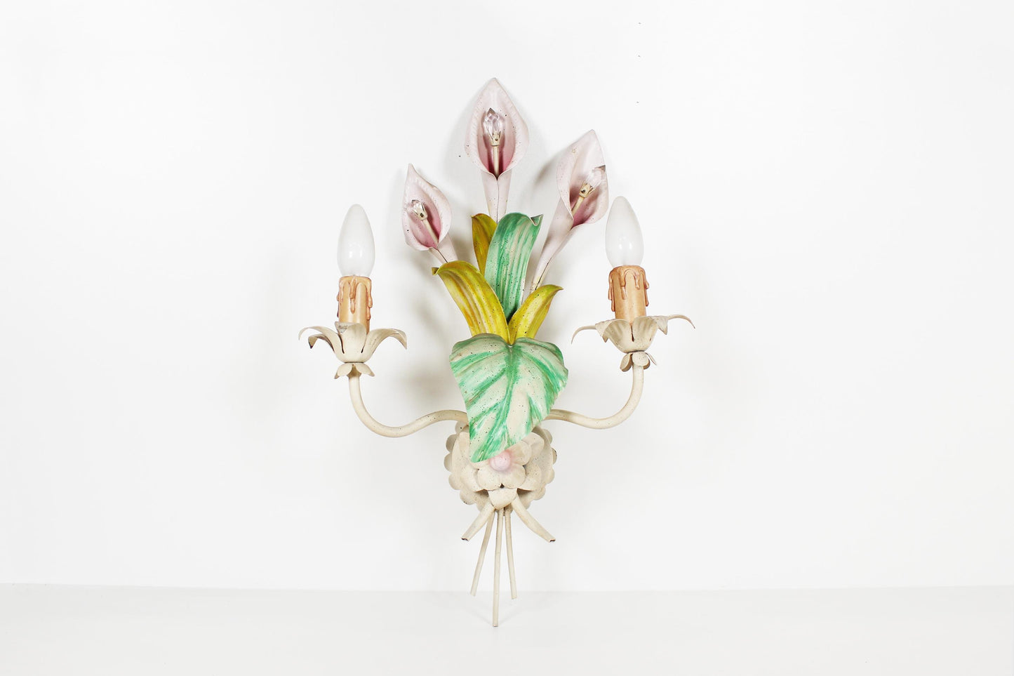 Large Italian 'Callas' wall lamp by Hans Kogl