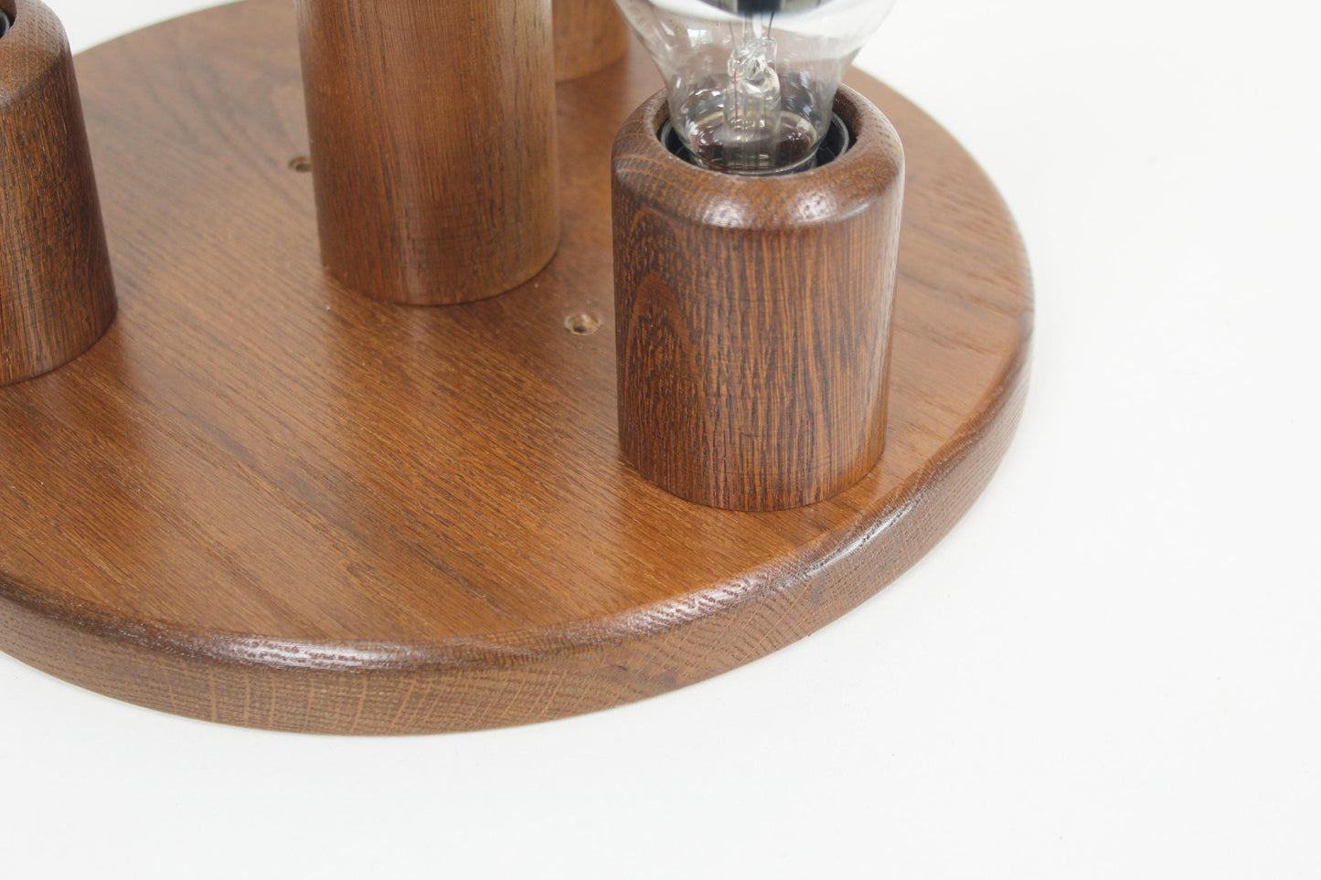 1970's old stock 'Japandi' flush mount light