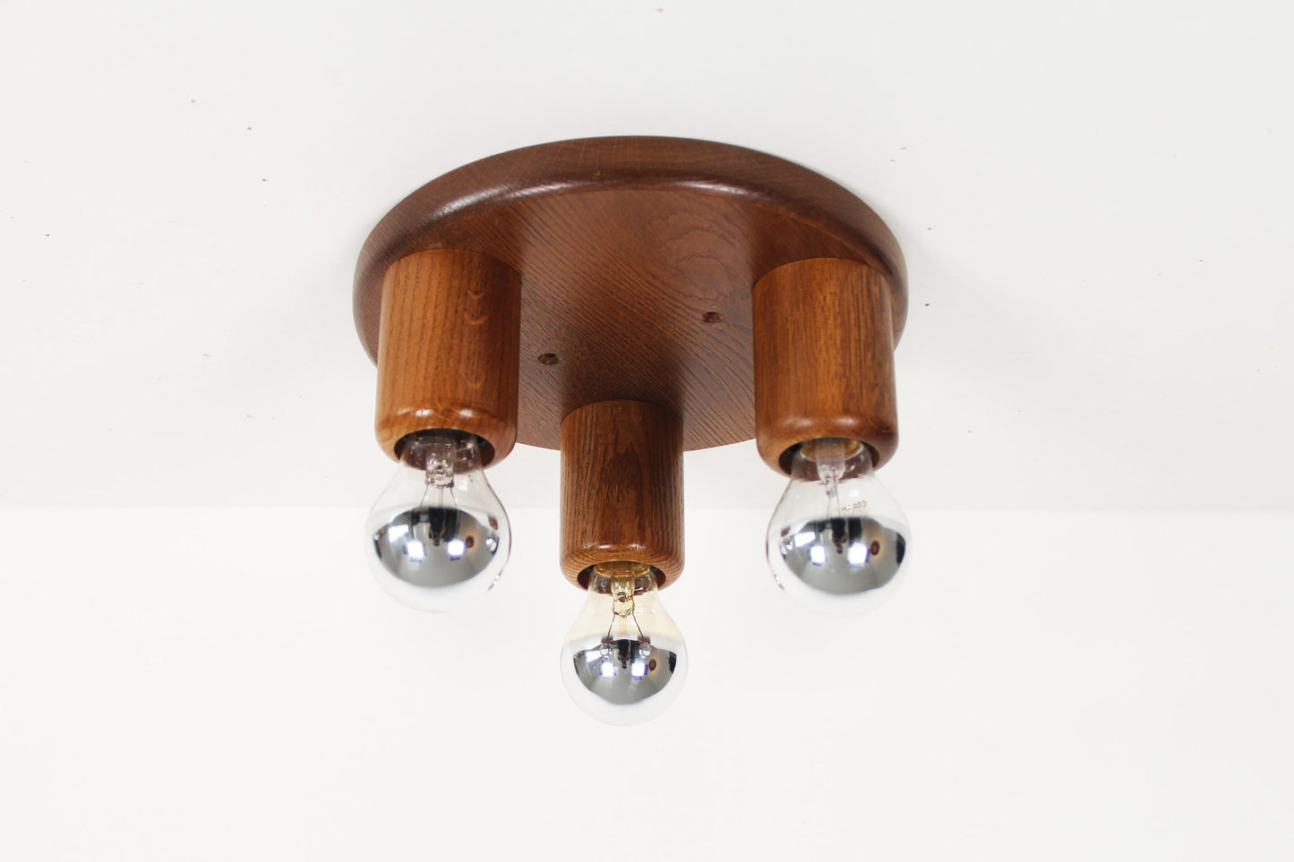 Jaren 70 old stock 'Japandi' plafondlamp