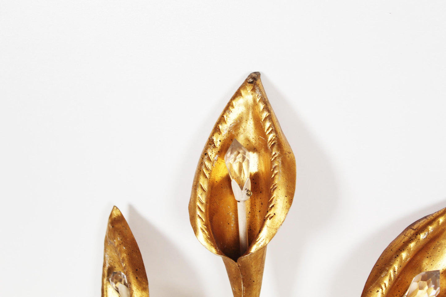 Large Italian 'Callas' wall lamp by Hans Kogl
