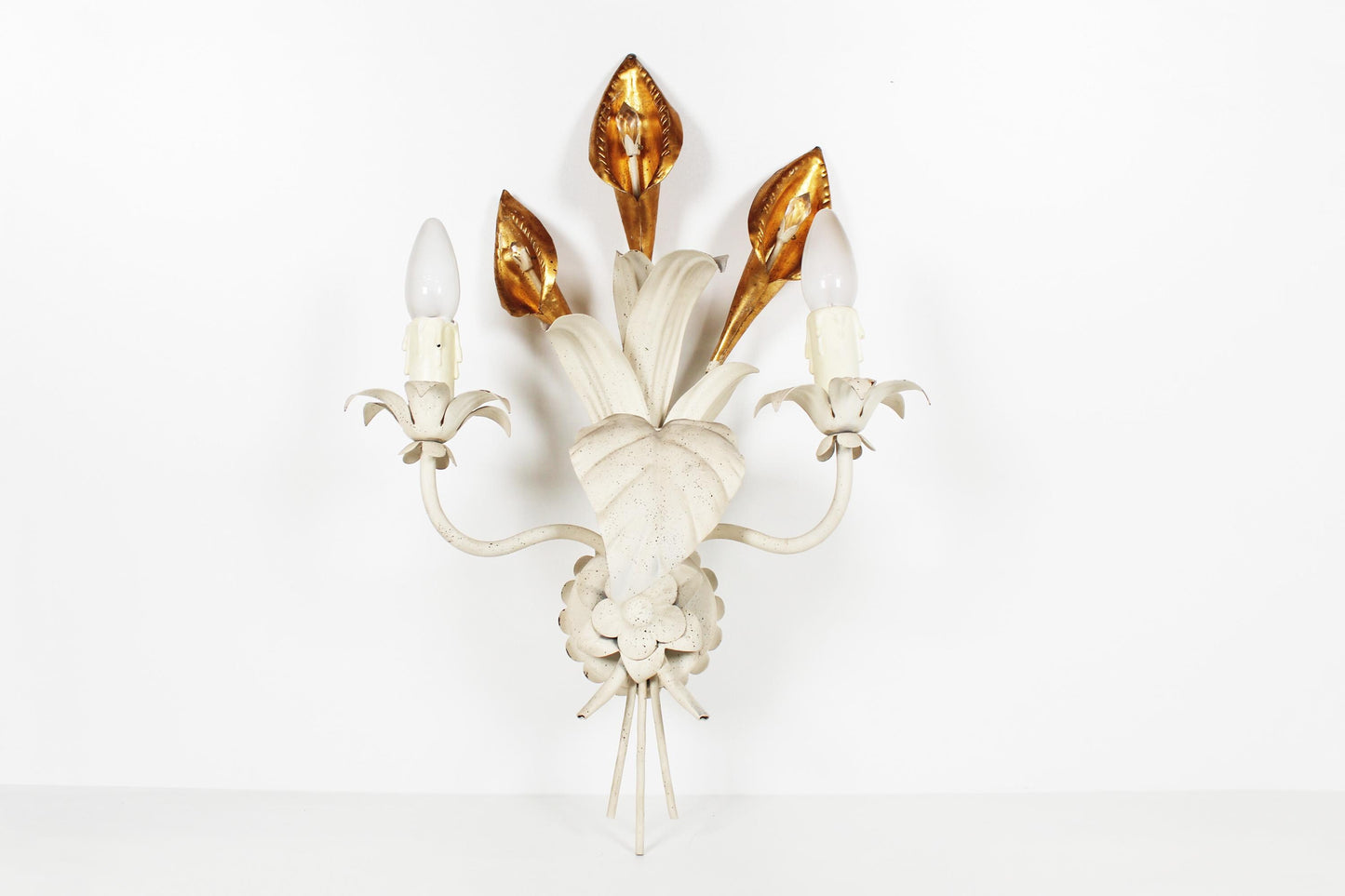 Large Italian 'Callas' wall lamp by Hans Kogl