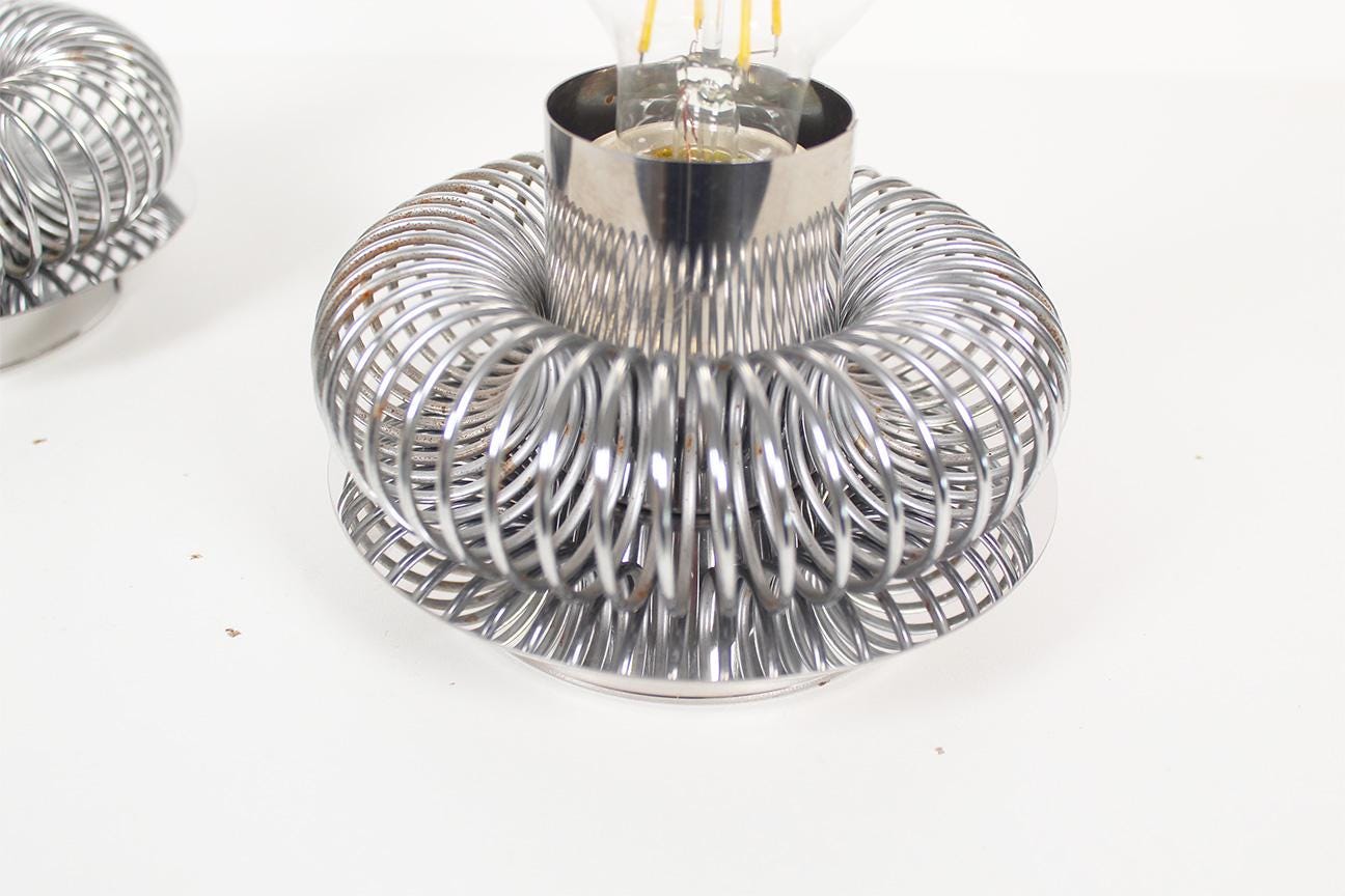 Pair of 'Spring' wall lights by Philippe Rogier for Oxar