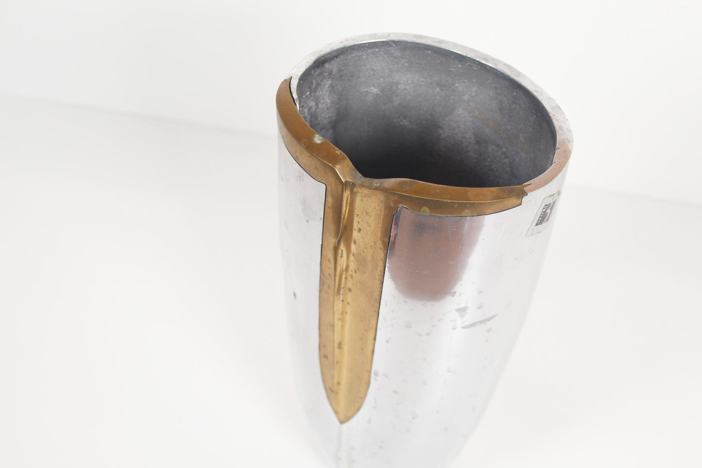 Brutalist 1970s vase by David Marshall