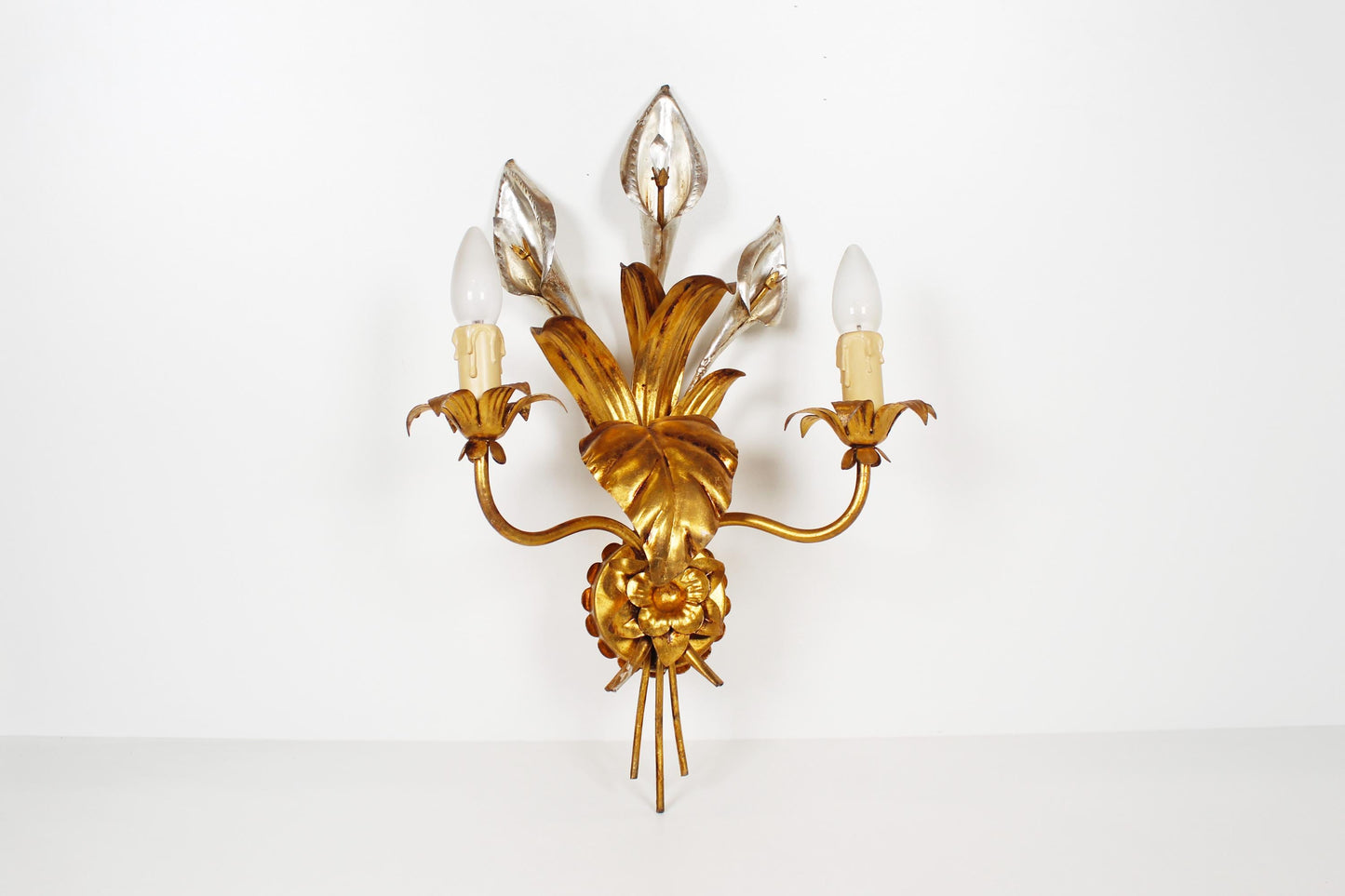 Grote Italiaanse 'Callas' wandlamp door Hans Kogl