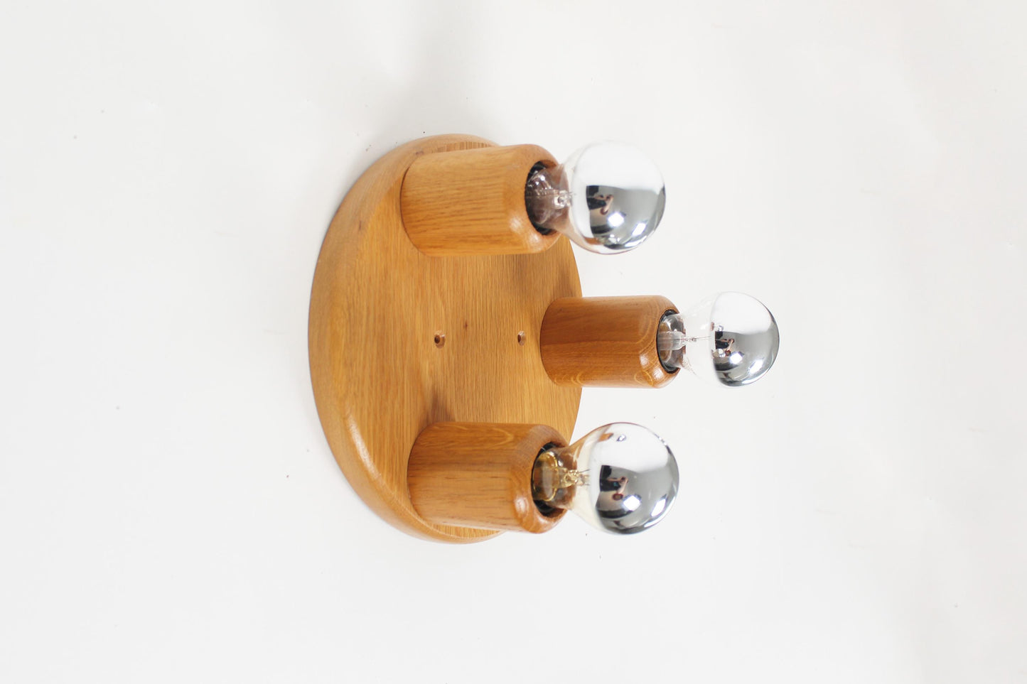 1970's old stock 'Japandi' flush mount light