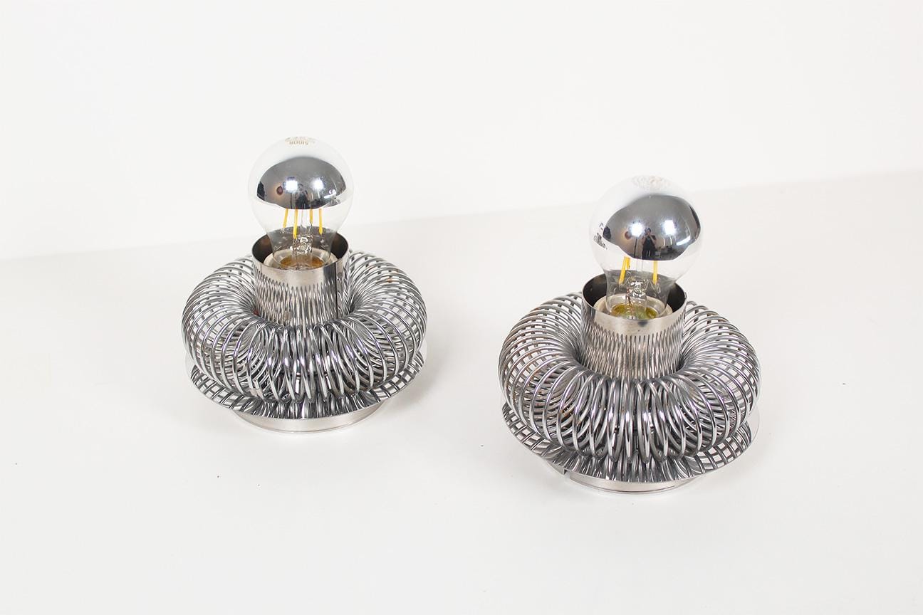 Pair of 'Spring' wall lights by Philippe Rogier for Oxar