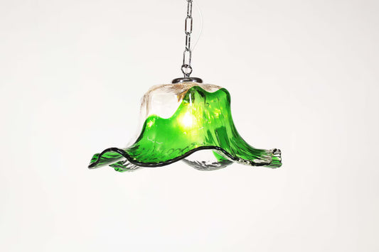 Vintage Muranoglass Pendant Lamp attributed to Carlo Nason for Mazzega